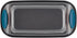 Rachael Ray Yum-o! Bakeware Oven Lovin' Nonstick Loaf Pan, 9-Inch by 5-Inch Steel Pan, Gray with Marine Blue Handles...