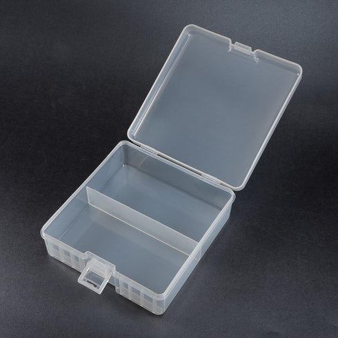 uxcell Hard Plastic Large Battery Storage Box Holder Organizer Protective Container for AAA/AA/C/D/9V Batteries...