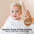 Baby Hair Brush - Baby Brush with Soft Goat Bristles, Cradle Cap Brush, Perfect Scalp Grooming Product for Infant, Toddler, Kids, Newborns, Baby G...