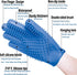 4-in-1 Pet Grooming Gloves for Washing and Hair Removal,Gentle Double-Side Brush Gloves Effective in Removing Pet Hair and Stain for Dog &Cat & Ho...