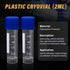 100 Pcs 2ml Small Vials with Screw Caps Centrifuge Tubes Plastic Sample Tubes Cryogenic Vials Graduated Bottles Test Tubes with Lids (Blue)...