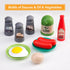 35Pcs Kids Kitchen Toy Accessories, Toddler Pretend Cooking Playset with Play Pots and Pans, Utensils Cookware Toys, Play Food Set, Toy Vegetables...