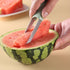Watermelon cutter,3-in-1 Watermelon cutter Fork Slicer Fruit Cutting Fork Tool,Watermelon Popsicle Cutter, Stainless Steel watermelon cutter slice...