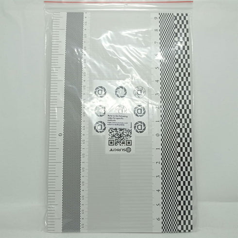 28X18cm Lens Focus Calibration Tool Alignment Ruler Folding Card (Pack of 2)...