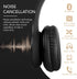 BH-530-B Bluetooth Headphone with Soft Fit Ear Covers, Built-In Microphone, Black...