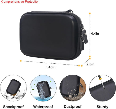 Camera Carrying Case Compatible with Fujifilm Instax Mini EVO Instant Camera, Camera Lens cover Photo Printer Travel Protective Storage Holder, Ex...