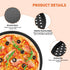 12 Inch Pizza Pan with Holes, Nonstick Pizza Tray for Oven, Round Perforated Carbon Steel Pizza Baking Pans Pizza Bakeware for Home Restaurant Kit...