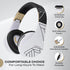 PowerLocus Bluetooth Over-Ear Headphones, Wireless Stereo Foldable Headphones Wireless and Wired Headsets with Built-in Mic, Micro SD/TF, FM for i...