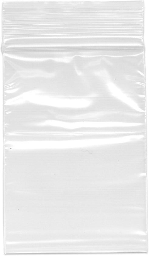Plymor 2.5" x 3.5" (Pack of 200), 2 Mil Zipper Reclosable Plastic Bags...