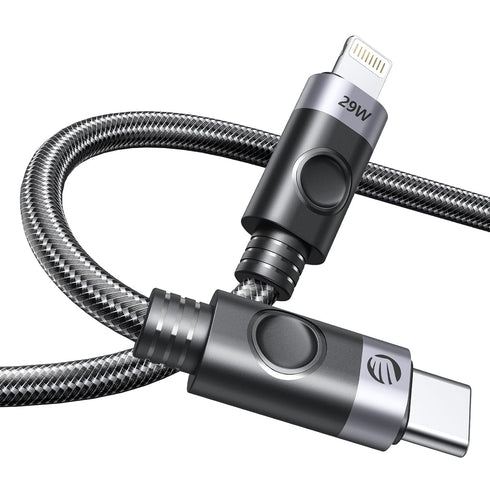 ORICO USB C to Lightning Cable, 29W USB C to Lightning Cable Fast Charging High-Speed Data Transfer Cord Compatible with iPhone 13 12 11 Pro Max X...