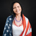 FAERLIIRY American Flag Jewelry Set 4th of July Necklace Earrings for Women USA Patriotic Earrings Statement Earrings Resin Beaded Necklace Indepe...