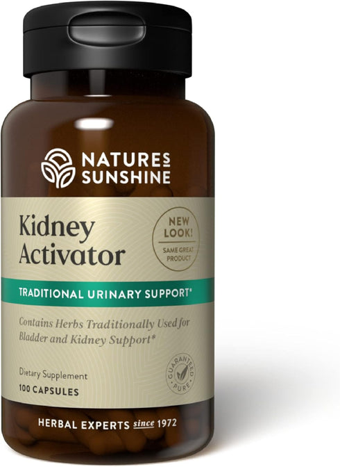 Nature's Sunshine Kidney Activator Capsules, 100 Capsules | Natural Kidney Supplement Contains Herbs to Support and Enhance Kidney Function and Ur...