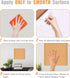 12x12" Cork Board Tiles Bulletin Board, 1/2" Thick Small Square Cork Boards for Walls, Self-Adhesive Cork Tiles for Home, Office, School, Bulletin...