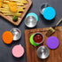 Ramekins 3 Pack 1.7/2.5/3.5/ Oz Stainless Steel Condiment Sauce Cups, Metal Ramekins, Commercial Grade, Multifunctional, Ideal for All Hot and Col...
