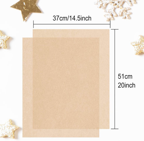 CHRORINE 60 Sheets Kraft Tissue Paper Bulk Brown Wrapping Paper Art Paper Crafts for DIY Project Birthday Holiday Crafts Decor...