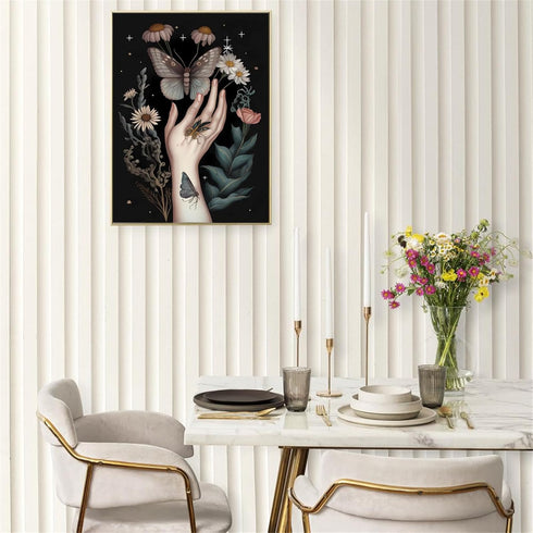 Worihut 5D Diamond Painting Kits for Adults, Moth DIY Full Drill Embroidery Cross Stitch Paintings Pictures Arts Wall Decor Painting Dots Kits 8x1...