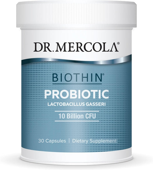 Dr. Mercola Biothin Probiotic 10 Billion CFU, 30 Servings (30 Capsules), Dietary Supplement, Supports Digestive Health, Non GMO...