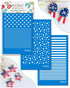 KEOKER Silk Screen Stencils for Polymer Clay Reusable Stars, 4th of July Star Silkscreen for Clay, Printing on Clay & Other Jewelry Clay Earrings ...
