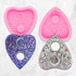 Super Glossy Heart Shape Silicone Molds - Badge Reel & Keychain Molds...