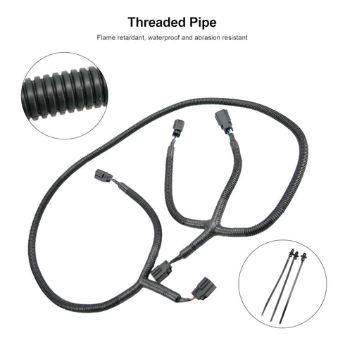 Rear Park Assist Wiring Harness 68031820AA Fit for Dodge RAM 1500 2009-2019, Fit for Dodge RAM 2500 3500 2010-2018, Backup Light Wiring Harness Wa...