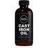 Organic Cast Iron Oil & Cast Iron Conditioner – Made from Flaxseed Oil grown and pressed in the USA – Creates a Non-Stick Seasoning on All Cast Ir...
