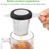 Two Pack Tea Infuser Basket Stainless Steel Tea Strainer Tea Filter With Small Strainer And Lid Tea Diffuser For Loose Tea Superior Brewing Experi...