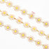 YOUBEIYEE Pink Enamel Daisy Chain Gold Plated Brass Chain for Jewelry Making Oil Drip Floral Jewelry Chains Bulk Flower Decortaion Craft Chain Rol...