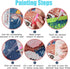 YEEIFFD 5D Squirrel Diamond Painting Kits for Adults, Squirrel Diamond Art Bead Paintings Canvas Resin Rhinestone Diamond DIY Full Drill Round Dia...