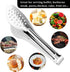 Serving Tongs, Kitchen Tongs,Buffet Tongs, XEVOM Stainless Steel Food Tong Serving Tong,small tongs, Serving Utensils (7 Inch)...