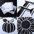 24 Welcome stencil for painting on wood,Home Sign mini Stencils Reusable Porch Sign and Front Door Vertical Welcome Comes with Stencil-Sunflower,D...