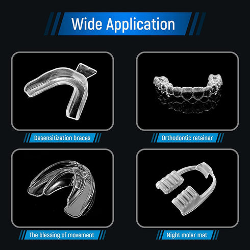 1.0 MM 20 Sheets Dental Lab Hard Splint, Thermoforming Materials Thermoform Plastic Sheets for Vacuum Forming Machine 5'' x 5''...