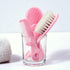 3 Piece Baby Hair Brush and Comb Set for Newborns and Toddlers (Pink)...