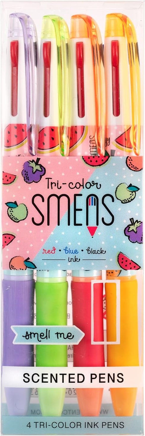 Tri-Color Smens- Scented Pens, 4 Count...
