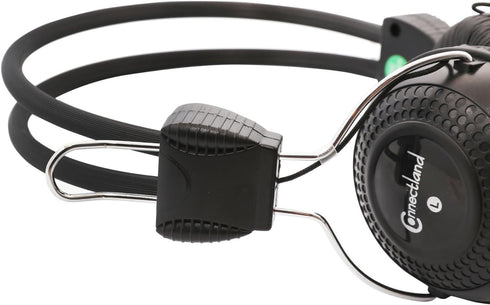 Stereo Wired PC On Ear Gaming Headset with flexible Boom Mic 3.5mm Audio Jack Plug...
