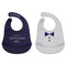 Hudson Baby Unisex Baby Silicone Bibs, Perfect Gentlemen, One Size...