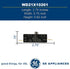 GE WD21X10261 Genuine OEM All Purpose Switch/Interlock Switch for GE Dishwasher...
