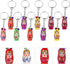 Toyvian 36pcs Key Chain Russian Doll Keychains Dolls Girls Russian Stacking Toys Miniature Babushka Doll Mobile Phone Charm Pendant Cute Keychain ...