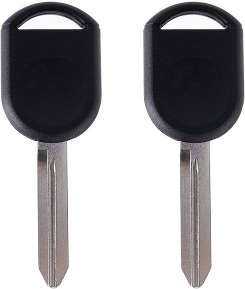 ECCPP fit for Ford Fusion F-150 Uncut Transponder Ignition Car Key (Pack of 2)...
