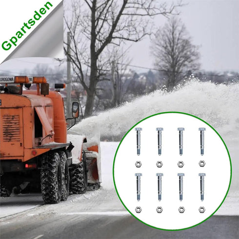 8PK 53200500 Snow Blower Shear Pins & Nuts Fits for Ariens 532005 Snow Throwers Bolt Kits...