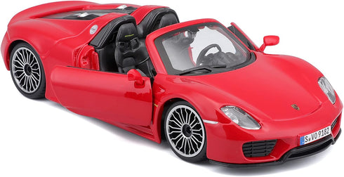Bburago 1:24 Scale Porsche 918 Spyder Diecast Vehicle (Colors May Vary)...