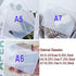 Markeny 3 Pieces Notebook Cover Resin Casting Molds for A5 A6 A7 for Notebook Epoxy Resin DIY...