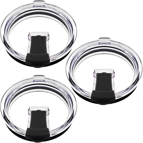 30 oz Tumbler Lids, Fits for YETI Rambler, Ozark Trail, Old Style Rtic(Launched before 2016) and More, SENHAI 3 Pack Spill-proof Splash Resistant ...