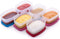 SIGNORA WARE Condiment Containers with Lids- 6 pk. 3 oz.Salad Dressing to go Small Food Storage Containers- Sauce Cups Leak proof Reusable Plastic...