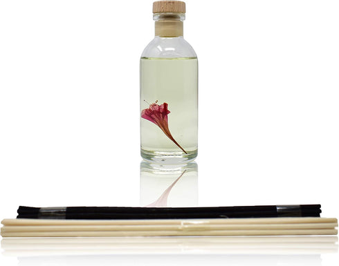 Urban Naturals Honeysuckle & Jasmine Reed Diffuser Oil Scented Sticks Set– Hyacinth, Cassis, Neroli & Geranium | Long Lasting Air Freshener for Th...