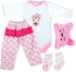 MAIHAO Reborn Baby Dolls Clothes for 17-22 Inch Newborn Baby Doll Girl, Baby Doll Clothes Outfit Accessories fit 17-22 Inch Baby Doll Girl?Cute Be...
