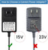 15V Charger Compatible with Black and Decker Dustbuster Handheld Vacuum HHVI315JO42 HHVI320JR02 HLVA320JS10 - Black Power Cord Adapter for 9062787...