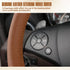 Leather Steering Wheel Cover Lace Up, Stitch On Wrap, Breathable Anti-Slip Car Steering Wheel Protector Universal Fit Max 15 Inch Car Wheels, DIY ...