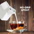HIC Kitchen Milk Carton Creamer, Fine White Porcelain, 6-Ounces...