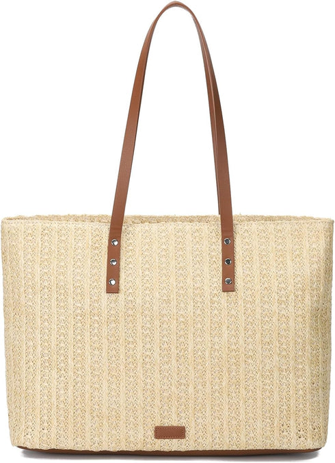 GLITZALL Summer Purses for Women 2024 Straw Tote Bag and Large Woven Summer Handbags for Vacation Beach...