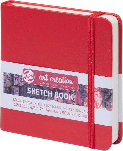 Talens Art Creation Sketchbook Red 12X12 cm, 140 Grams...